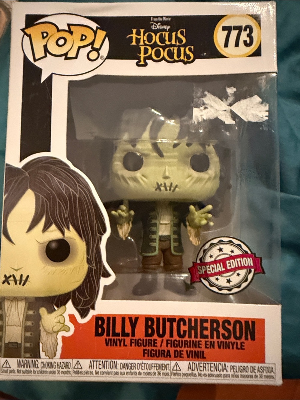 Funko Pop! Hocus Pocus Billy Butcherson Vinyl Figure - Green, Brown, Black